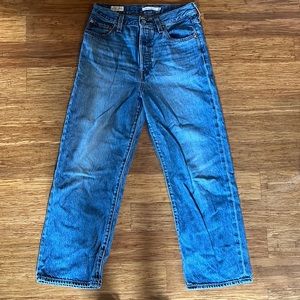 Levi’s Rib Cage ankle straight size 28